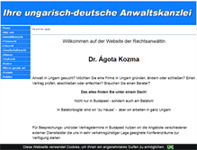 Tablet Screenshot of anwalt-in-ungarn.de